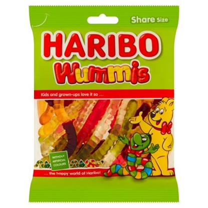 Picture of HARIBO WORMS BAGS 200GR